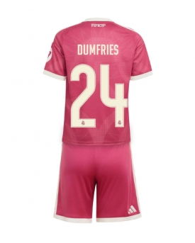 Real Madrid Denzel Dumfries #24 Maglia Gara Terza Repliche 2026-27 Bambino Maniche Corte